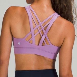 Lululemon free to be elevated bra 10 wisteria purple